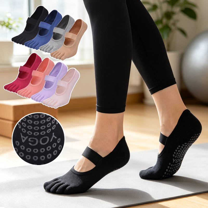 Ladies Five Toe Anti Slip Pila - огляд і ціна Medias Para Pilates Y Yoga